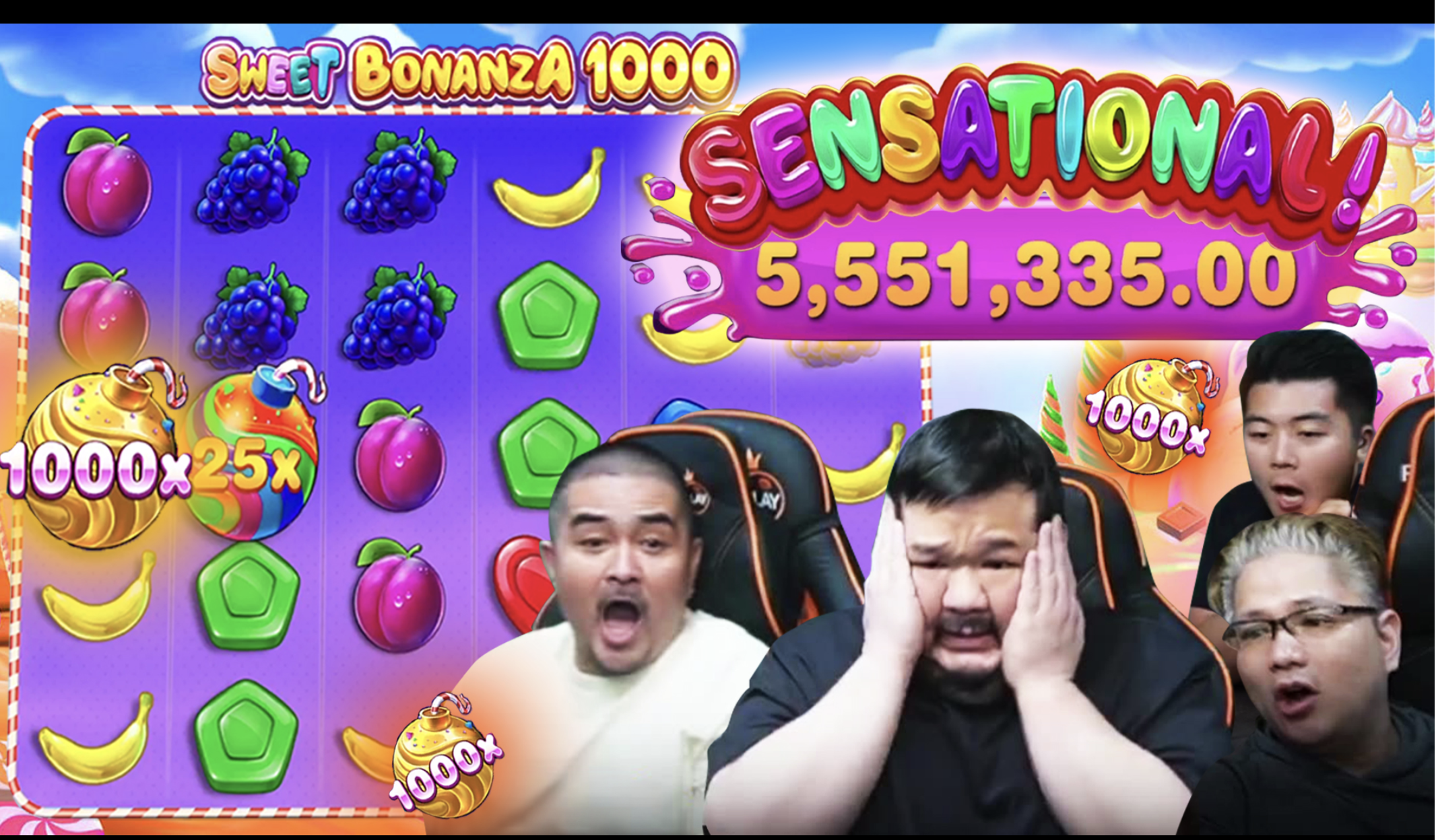 Big Boy Chang Wins 5.5 Million Playing Sweet Bonanza on MWCASH.bet